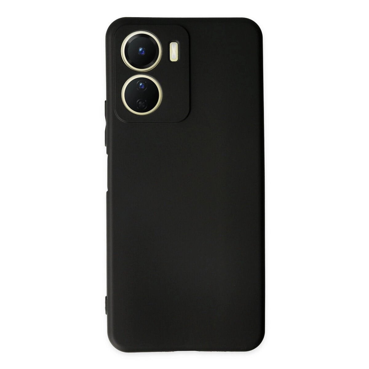 Vivo Y16 Kılıf First Silikon - Siyah