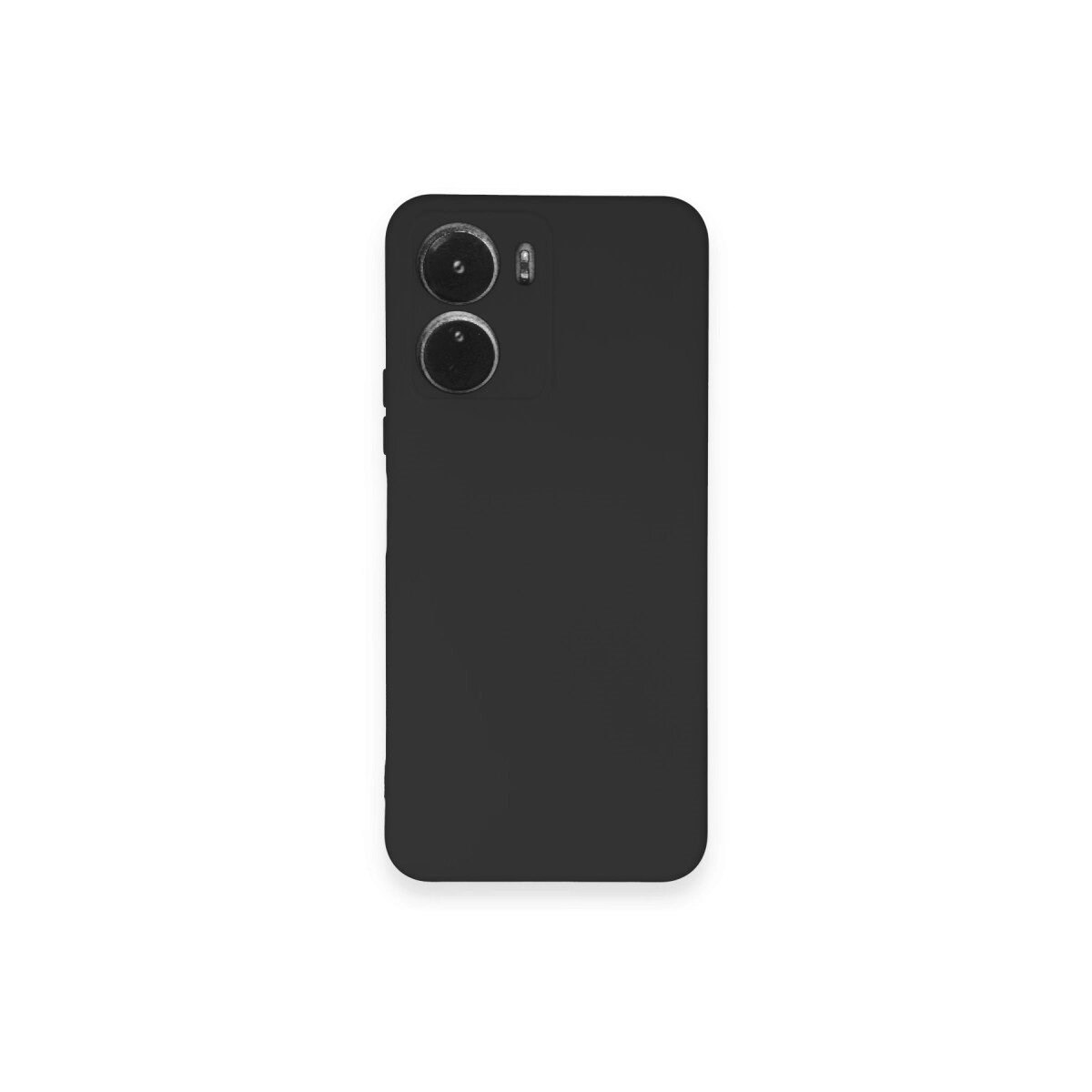 Vivo Y16 Kılıf Nano İçi Kadife Silikon - Siyah