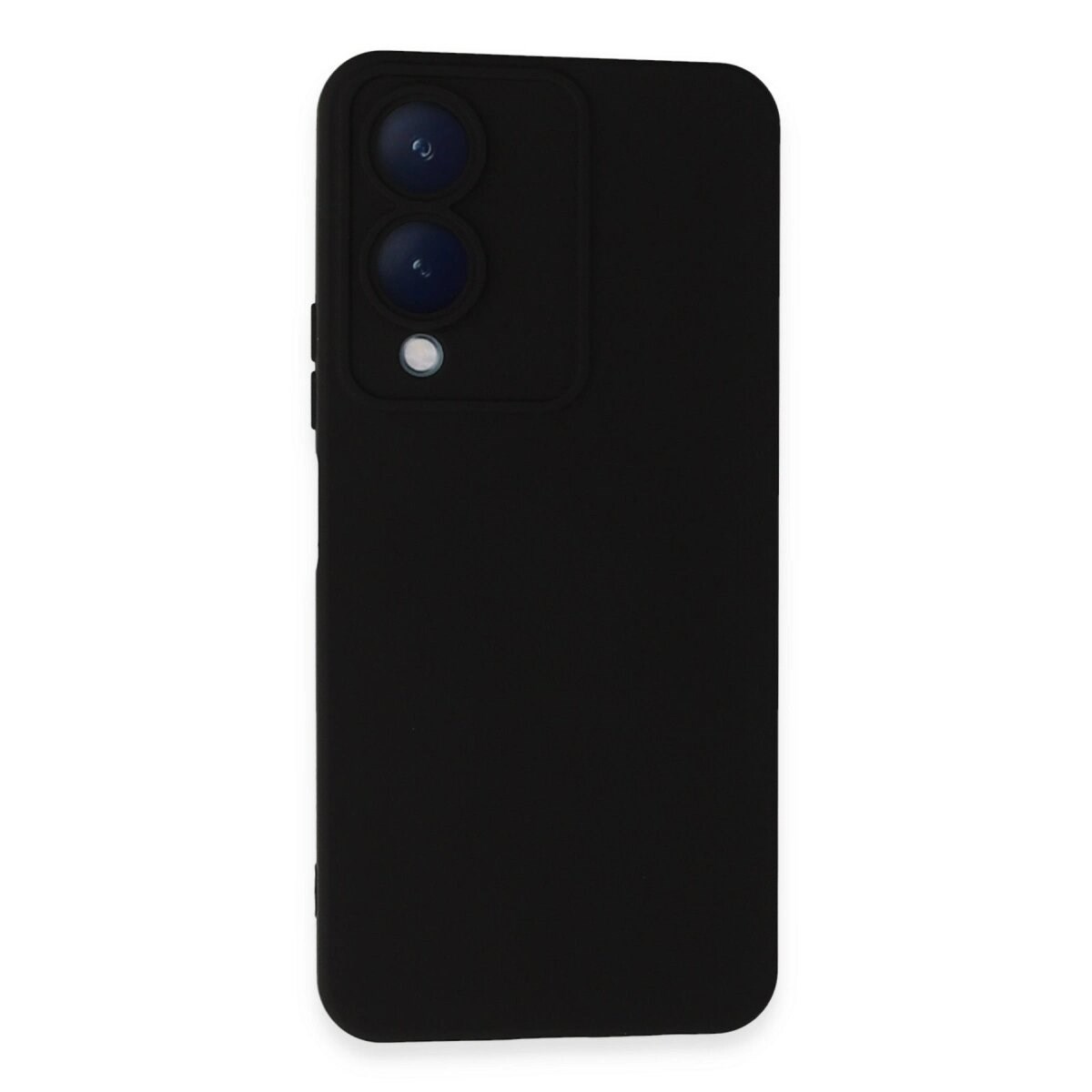 Vivo Y17s Kılıf Nano İçi Kadife Silikon - Siyah