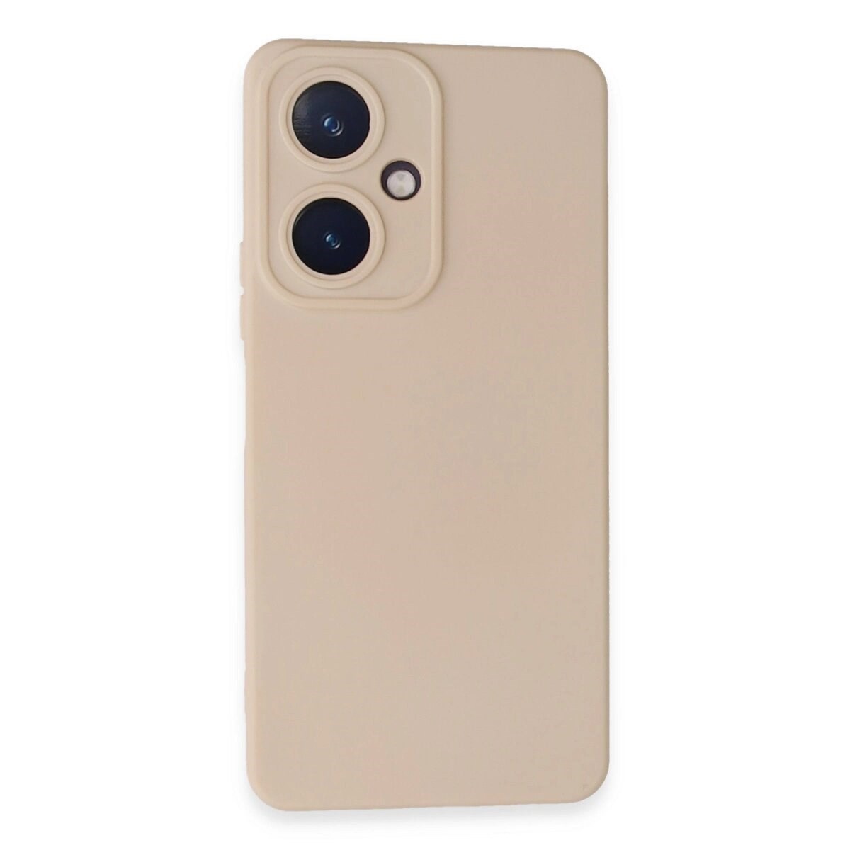 Vivo Y27 Kılıf Nano İçi Kadife Silikon - Pudra