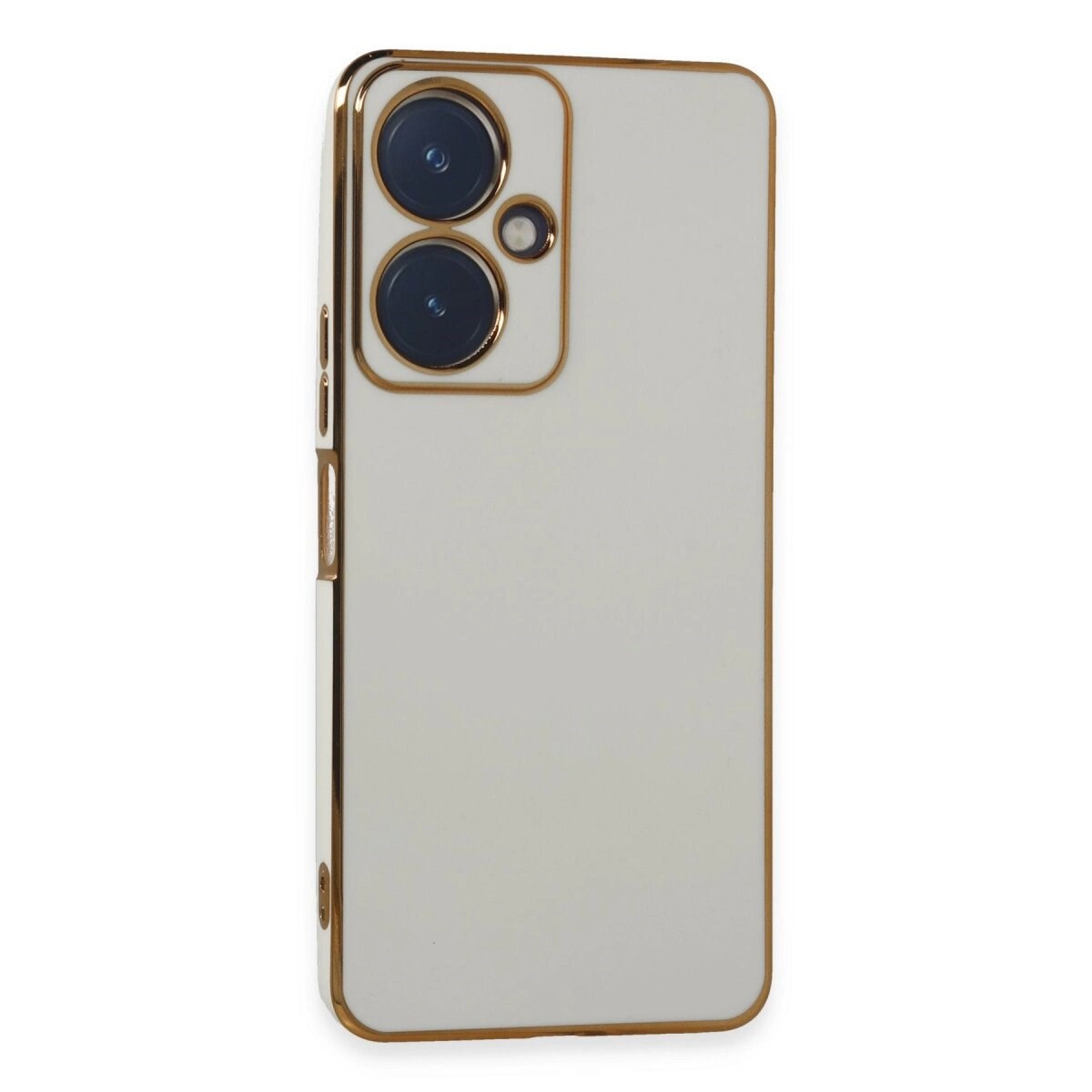 Vivo Y27 Kılıf Volet Silikon - Beyaz