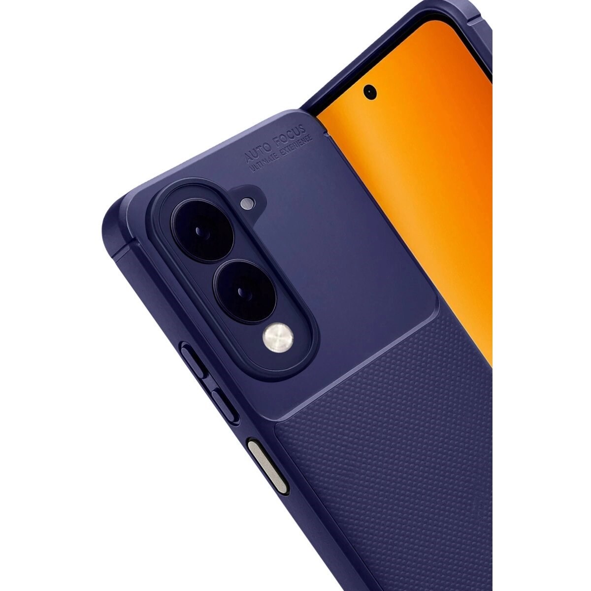 Vivo Y29s Auto Focus Karbon Kapak - Lacivert