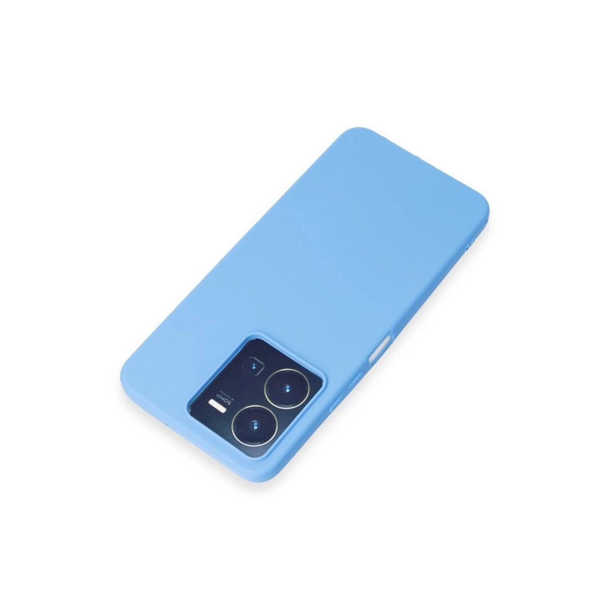 Vivo Y35 Kılıf First Silikon - Mavi