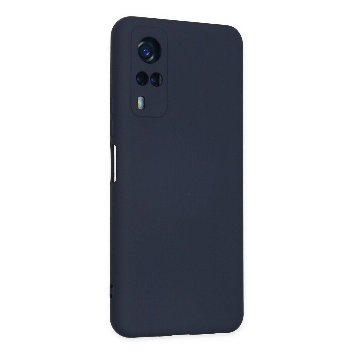 Vivo Y53s Kılıf Nano İçi Kadife Silikon - Lacivert