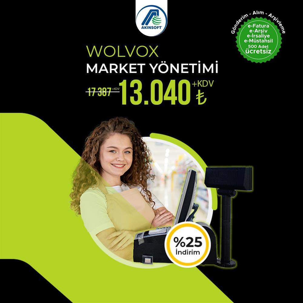 WOLVOX MARKET YÖNETİMİ PROGRAMI AKINSOFT WOLVOX MARKET YÖNETİMİ PROGRAMIAkınsoft