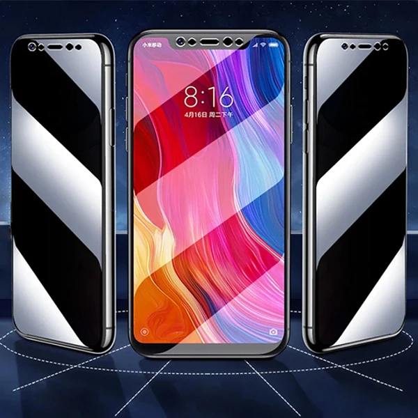 Xiaomi Mi 10T-10T Pro 3D Full Privacy Gizlilik Tempered Cam Ekran Koruyucu-(1903)