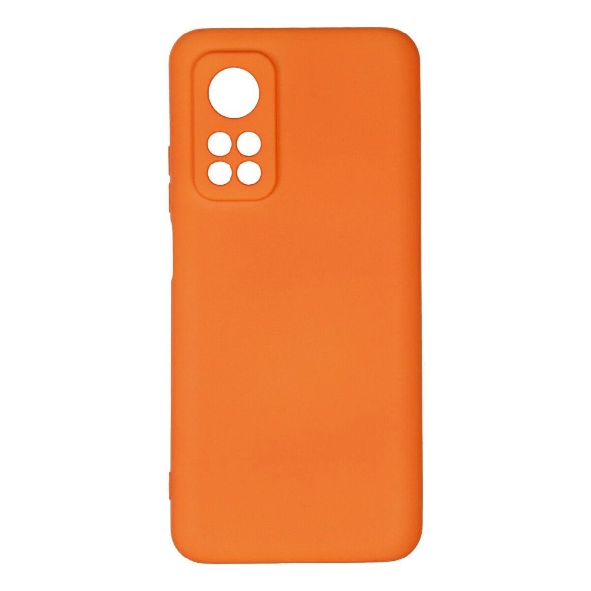 Xiaomi Mi 10t Kılıf Nano İçi Kadife Silikon - Turuncu