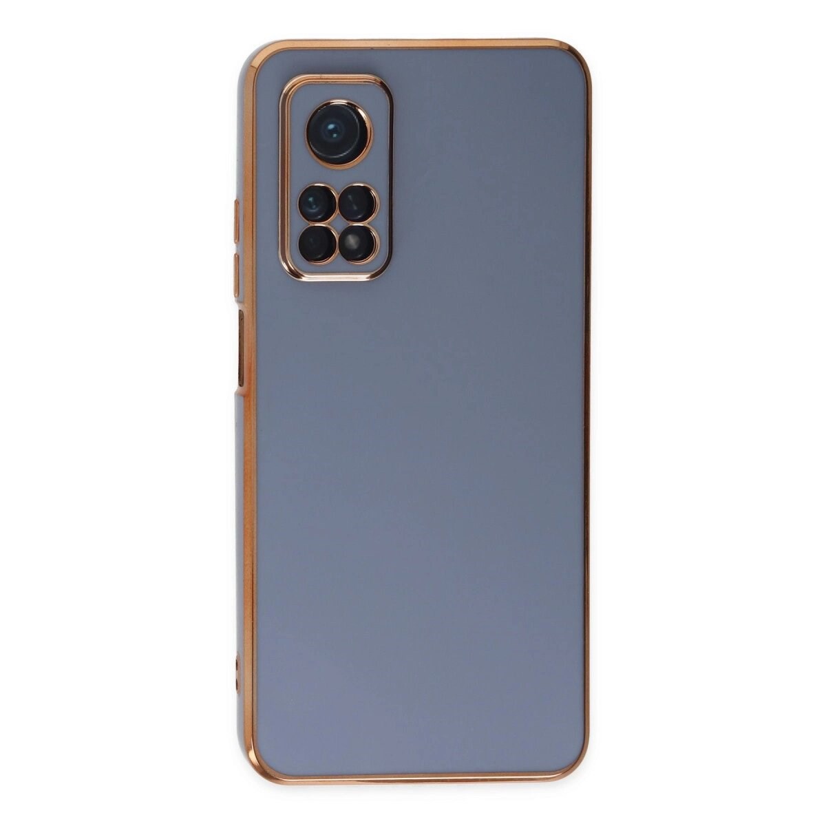 Xiaomi Mi 10t Kılıf Volet Silikon - Mavi