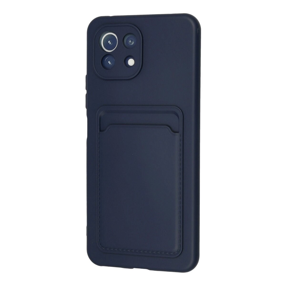 Xiaomi Mi 11 Kılıf Kelvin Kartvizitli Silikon - Lacivert