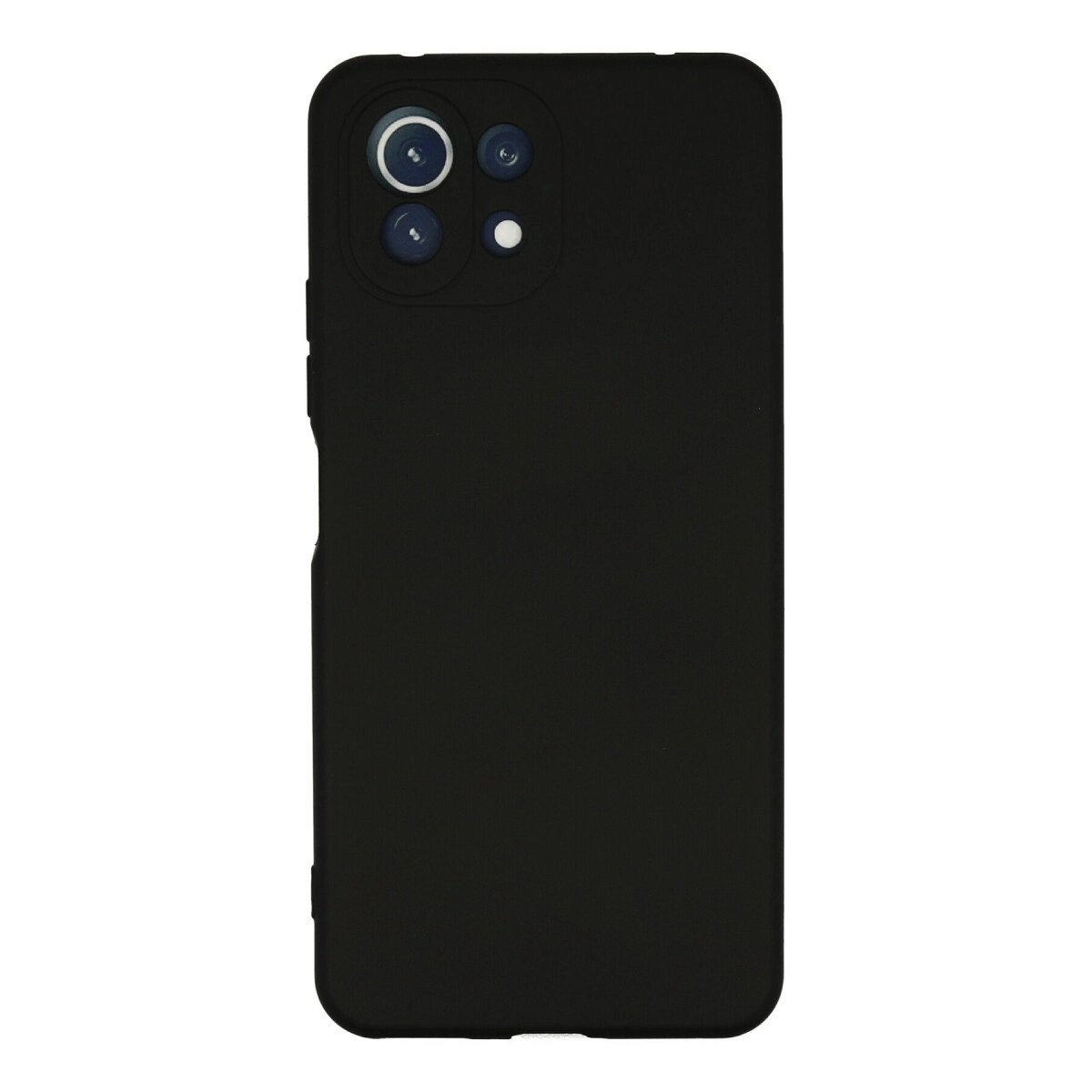 Xiaomi Mi 11 Lite Kılıf Nano İçi Kadife Silikon - Siyah