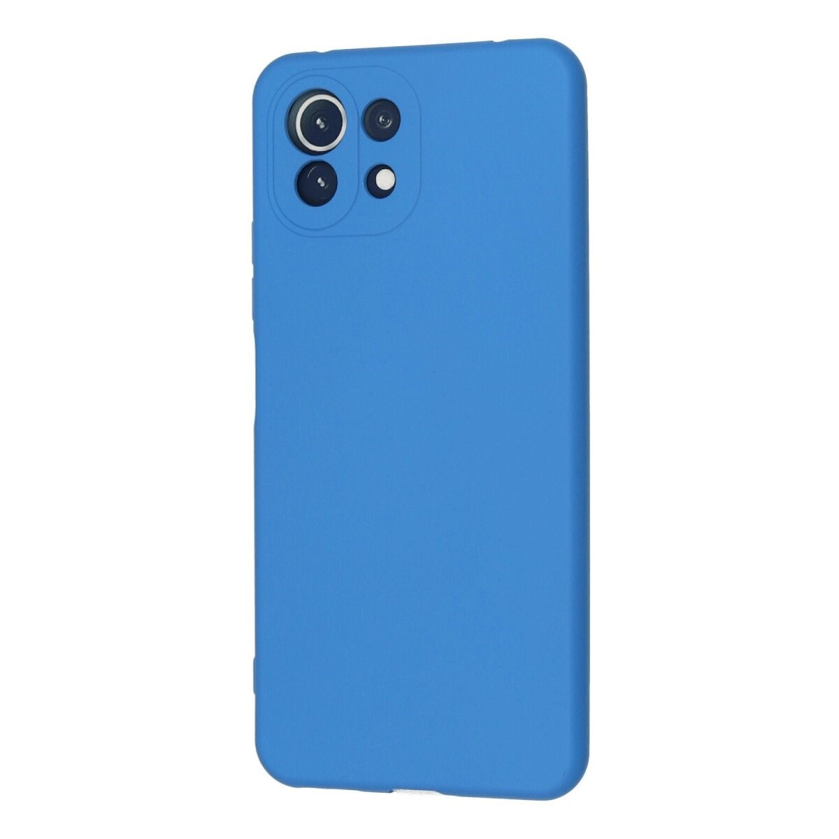 Xiaomi Mi 11 Lite Kılıf Nano İçi Kadife Silikon - Mavi