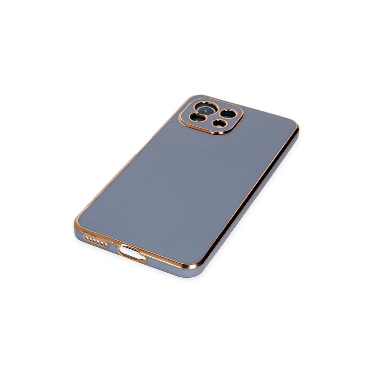 Xiaomi Mi 11 Lite Kılıf Volet Silikon - Mavi