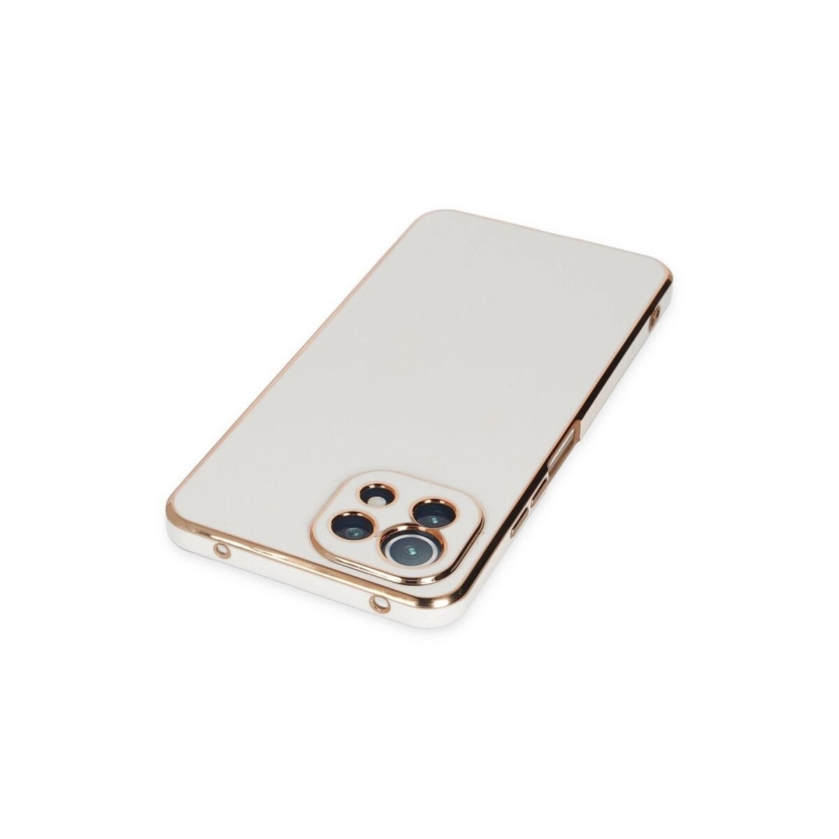 Xiaomi Mi 11 Lite Kılıf Volet Silikon - Beyaz