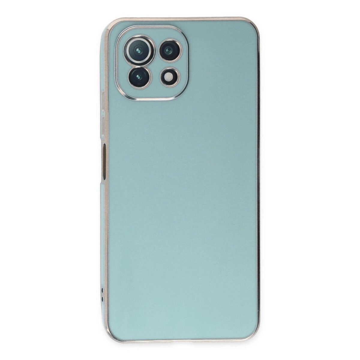 Xiaomi Mi 11 Lite Kılıf Volet Silikon - Açık Yeşil