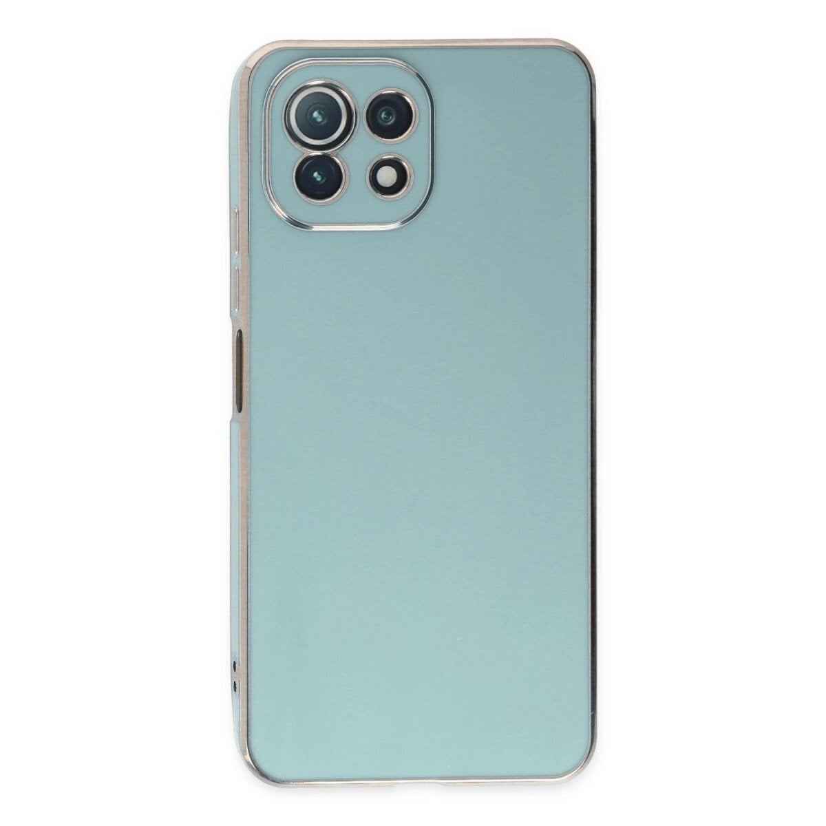 Xiaomi Mi 11 Lite Kılıf Volet Silikon - Açık Yeşil