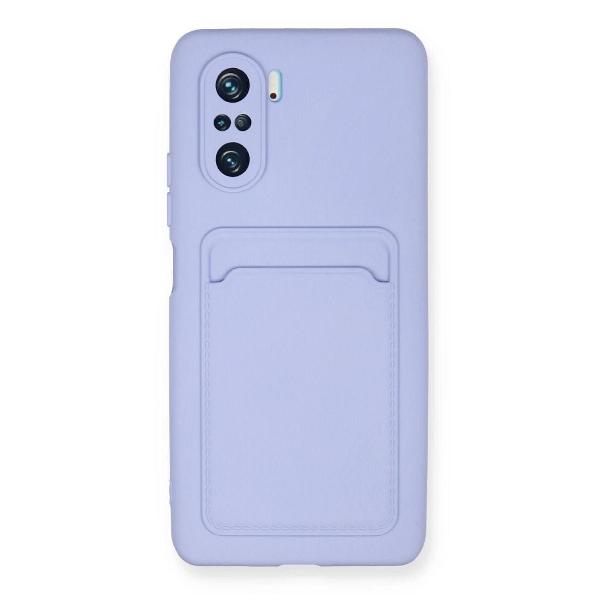 Xiaomi Mi 11i Kılıf Kelvin Kartvizitli Silikon - Lila