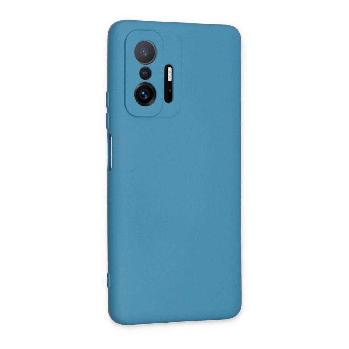 Xiaomi Mi 11t Pro Kılıf Nano İçi Kadife Silikon - Mavi