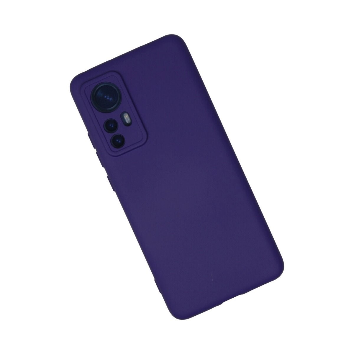Xiaomi Mi 12 Kılıf Nano İçi Kadife Silikon - Mor