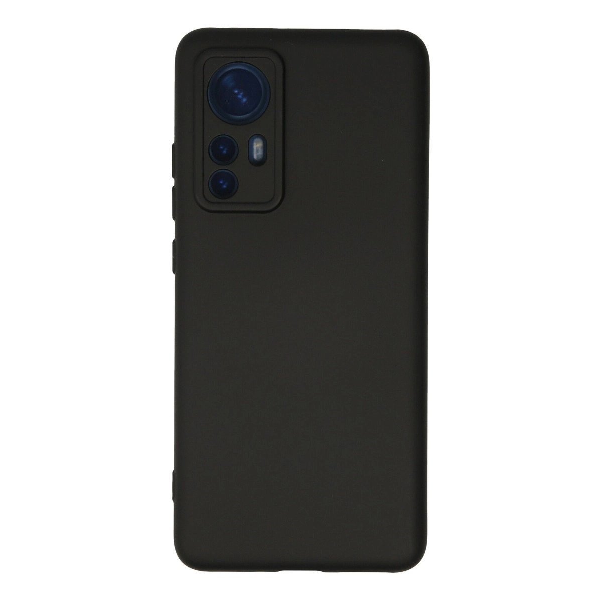 Xiaomi Mi 12 Kılıf Nano İçi Kadife Silikon - Siyah