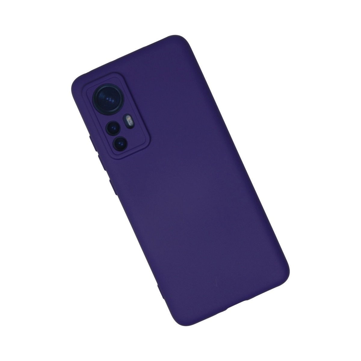 Xiaomi Mi 12 Kılıf Nano İçi Kadife Silikon - Mor
