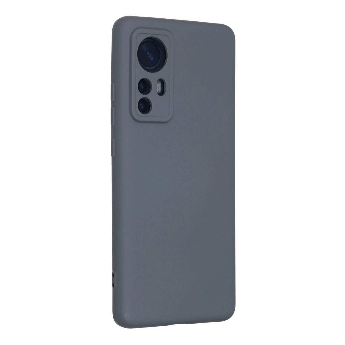 Xiaomi Mi 12 Kılıf Nano İçi Kadife Silikon - Gri