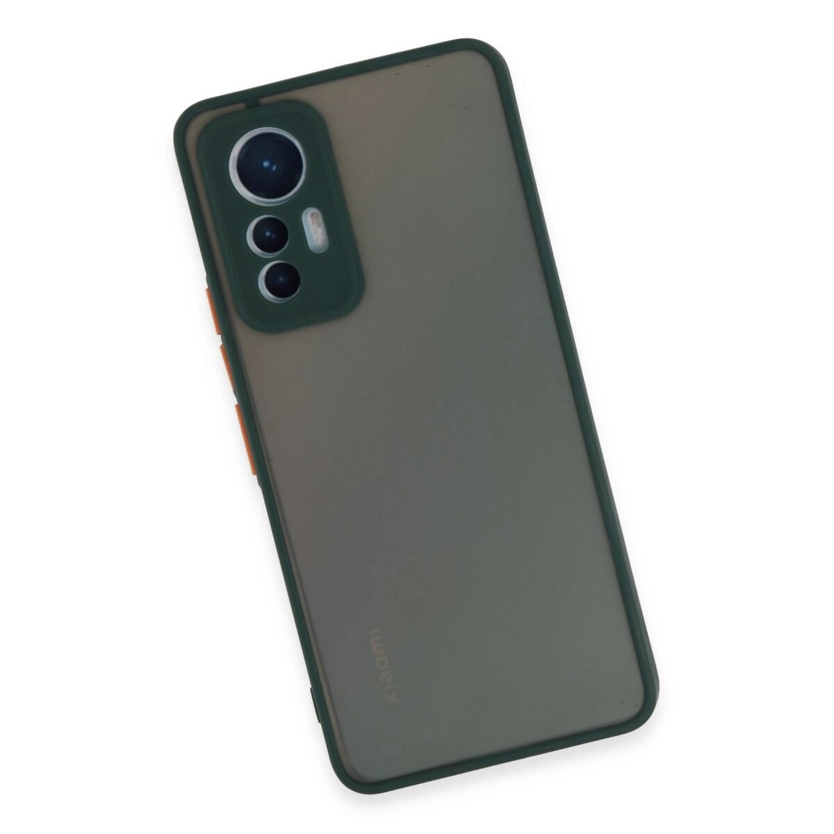 Xiaomi Mi 12 Lite Kılıf Montreal Silikon Kapak - Yeşil