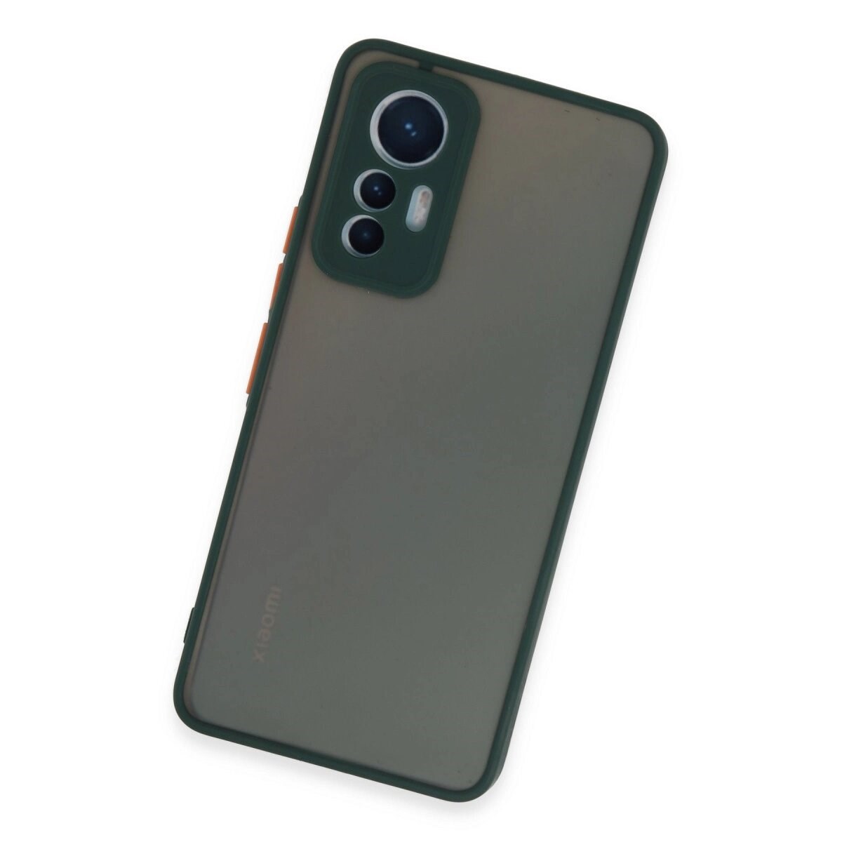 Xiaomi Mi 12 Lite Kılıf Montreal Silikon Kapak - Yeşil