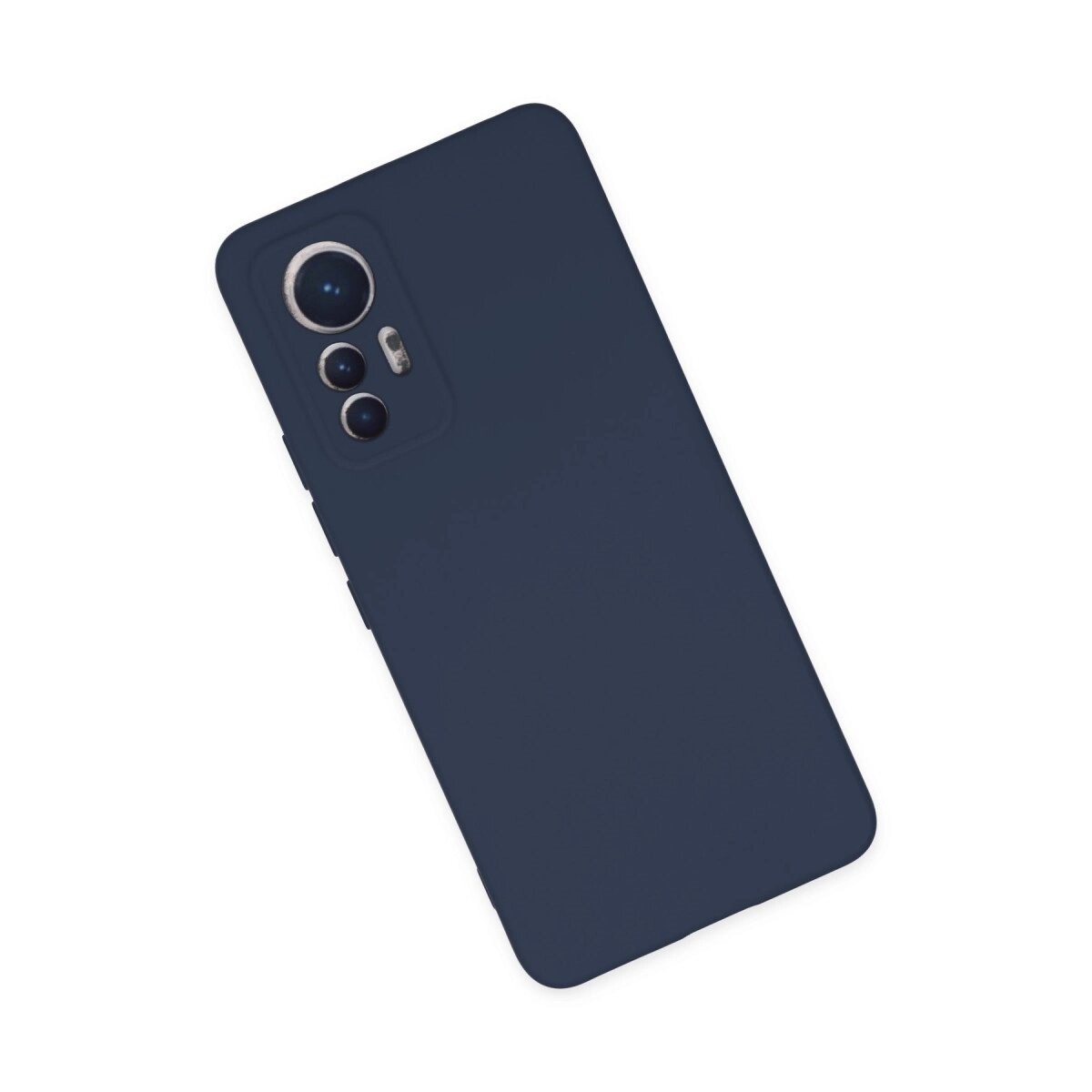 Xiaomi Mi 12 Lite Kılıf Nano İçi Kadife Silikon - Lacivert
