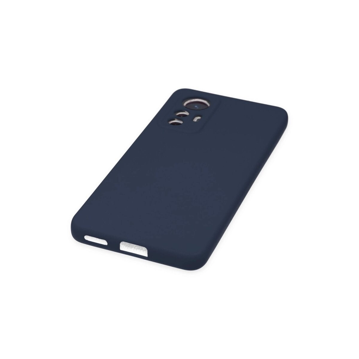Xiaomi Mi 12 Lite Kılıf Nano İçi Kadife Silikon - Lacivert