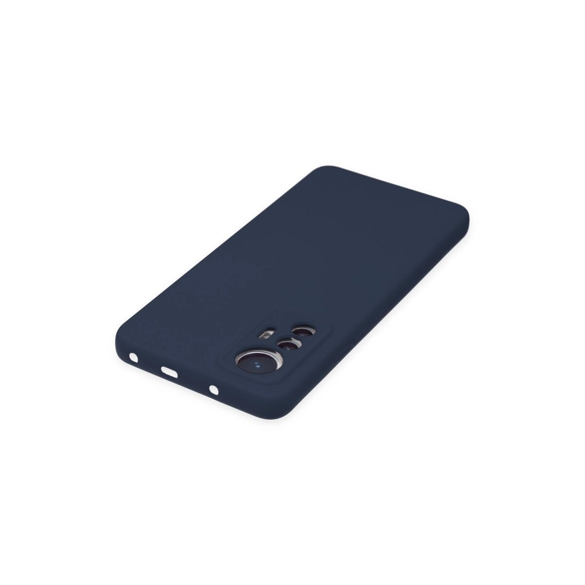 Xiaomi Mi 12 Lite Kılıf Nano İçi Kadife Silikon - Lacivert
