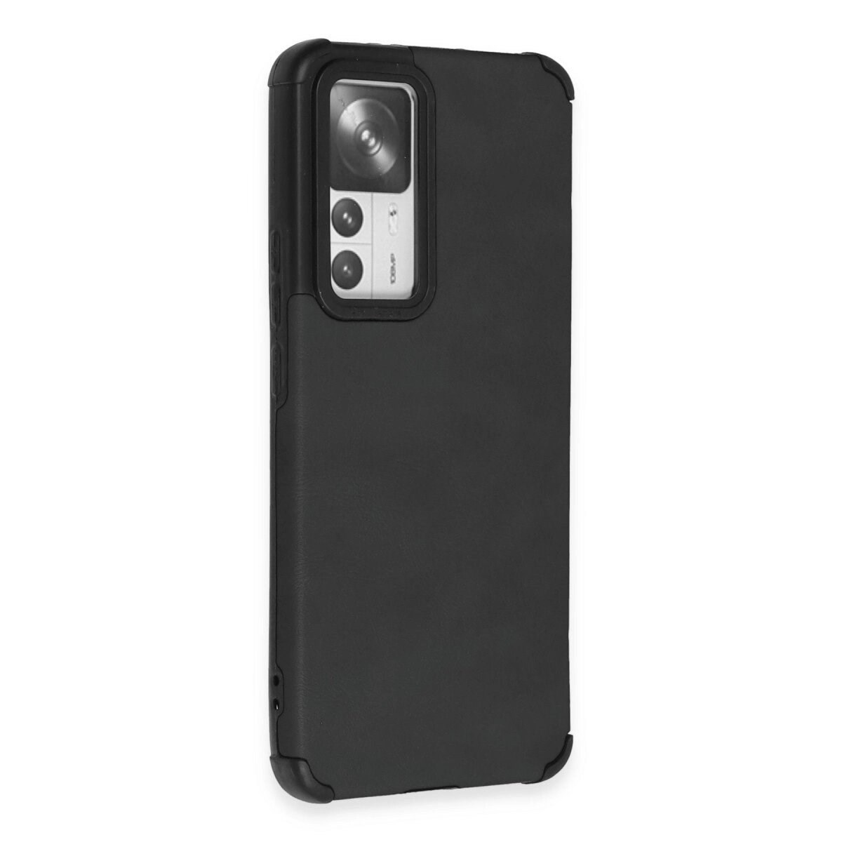 Xiaomi Mi 12t Kılıf Loop Deri Silikon - Siyah