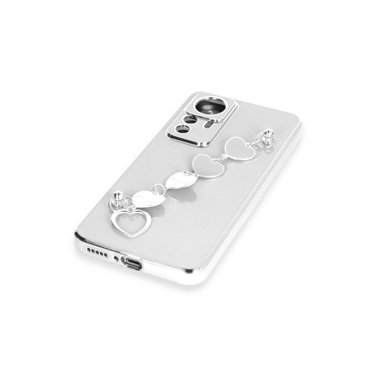 Xiaomi Mi 12t Pro Kılıf Esila Silikon - Beyaz