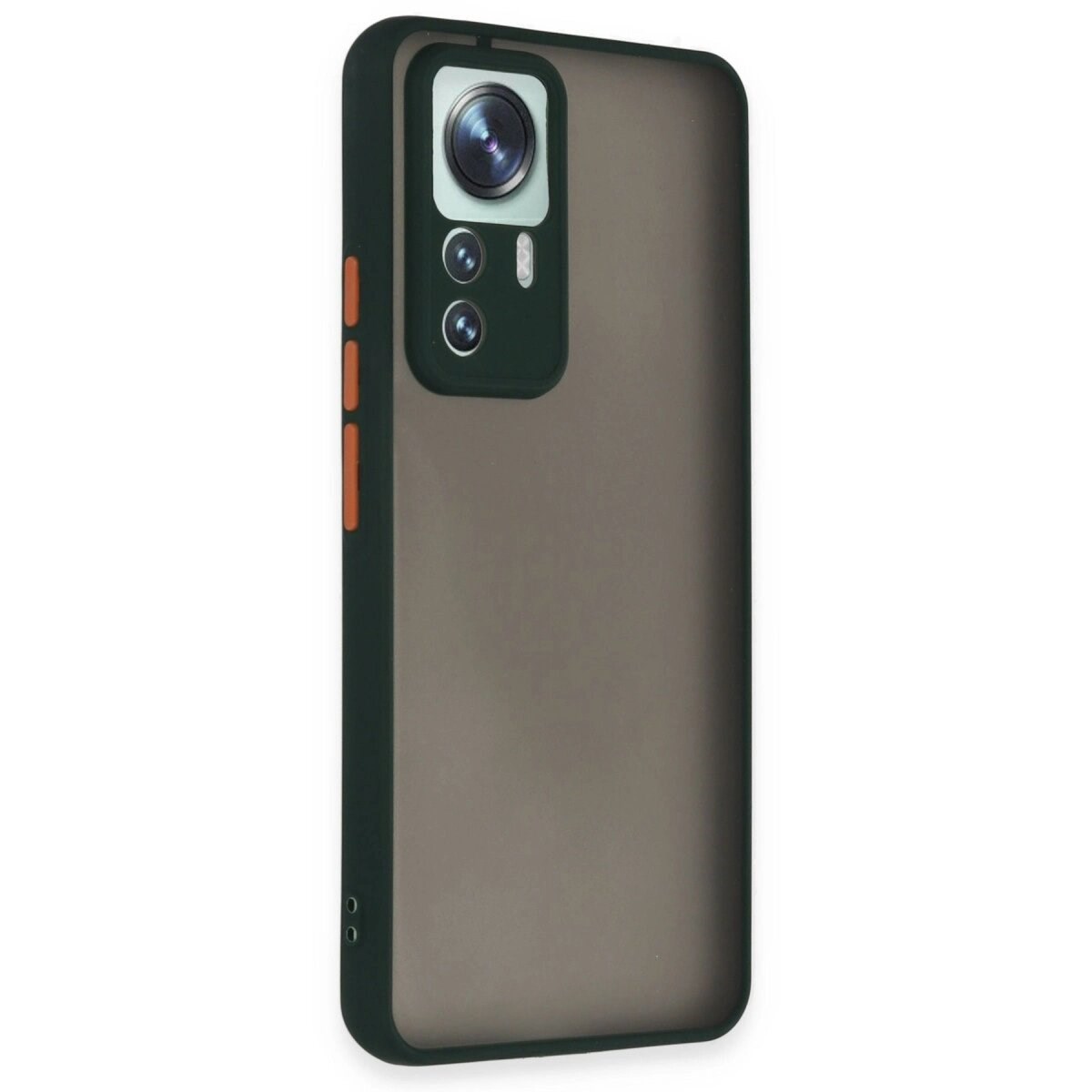 Xiaomi Mi 12t Pro Kılıf Montreal Silikon Kapak - Yeşil