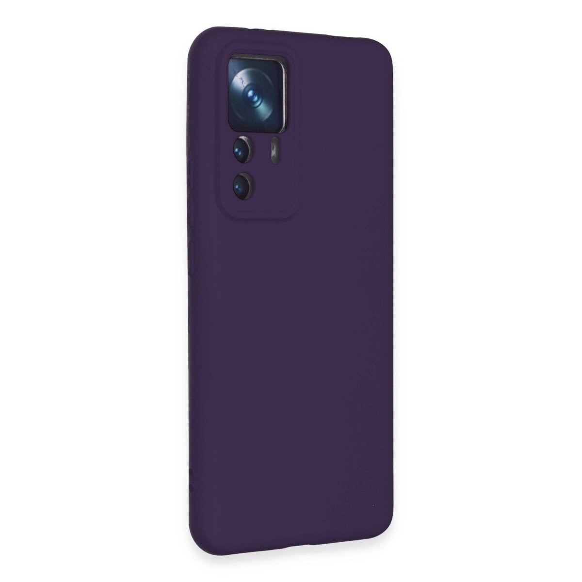 Xiaomi Mi 12t Pro Kılıf Nano İçi Kadife Silikon - Mor