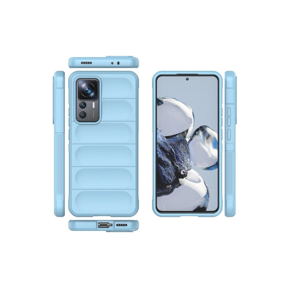 Xiaomi Mi 12t Pro Kılıf Optimum Silikon - Sky Blue
