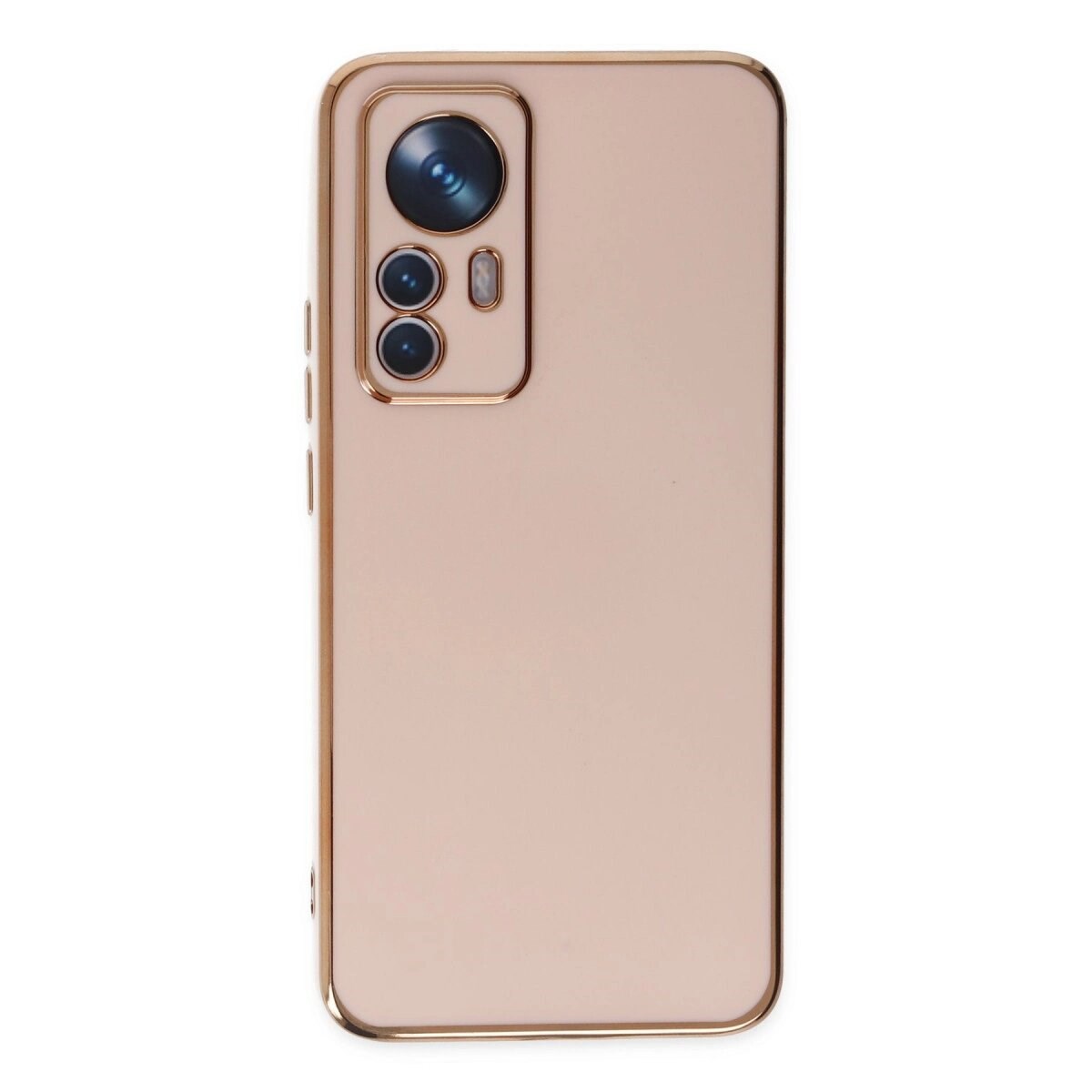 Xiaomi Mi 12t Pro Kılıf Volet Silikon - Pembe