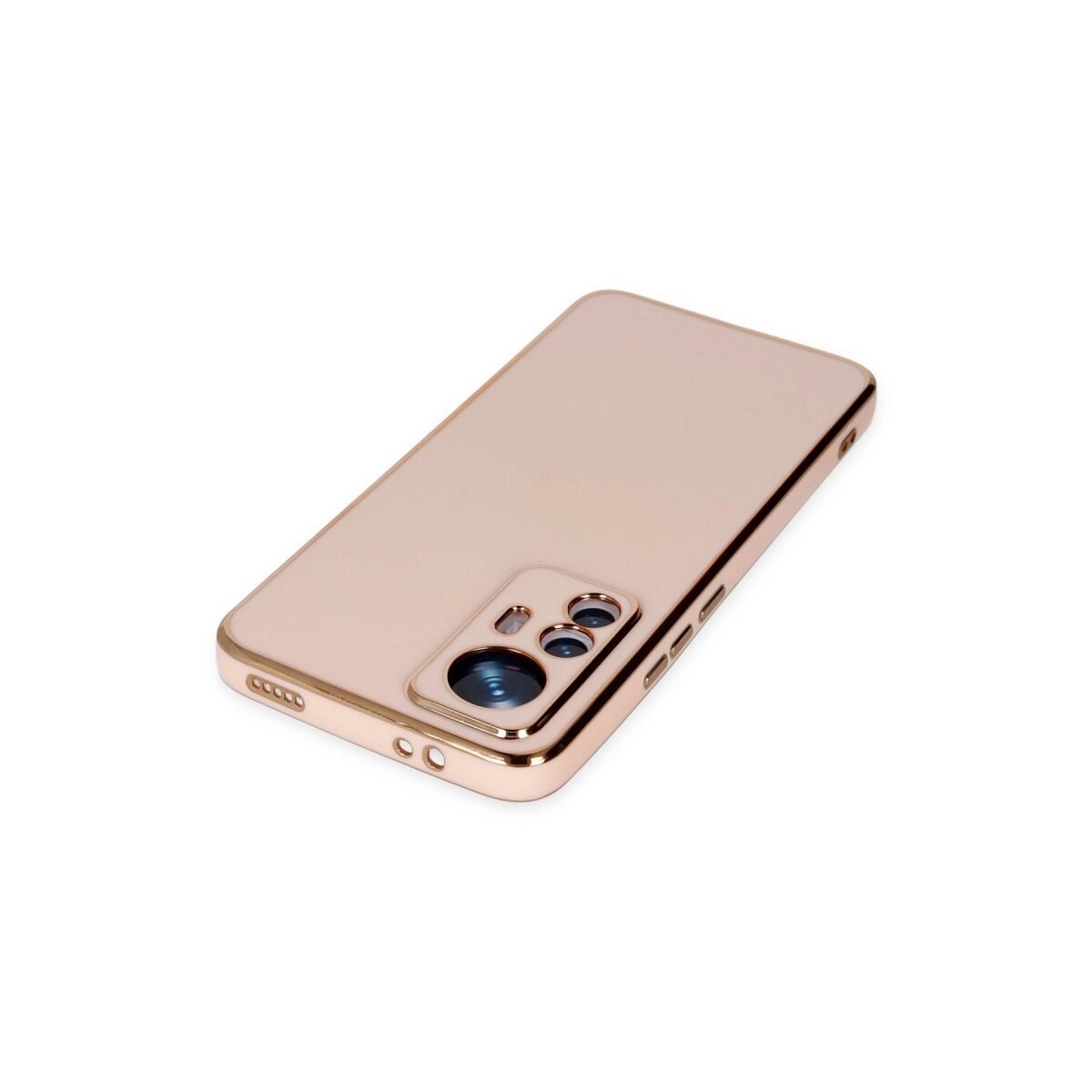 Xiaomi Mi 12t Pro Kılıf Volet Silikon - Pembe