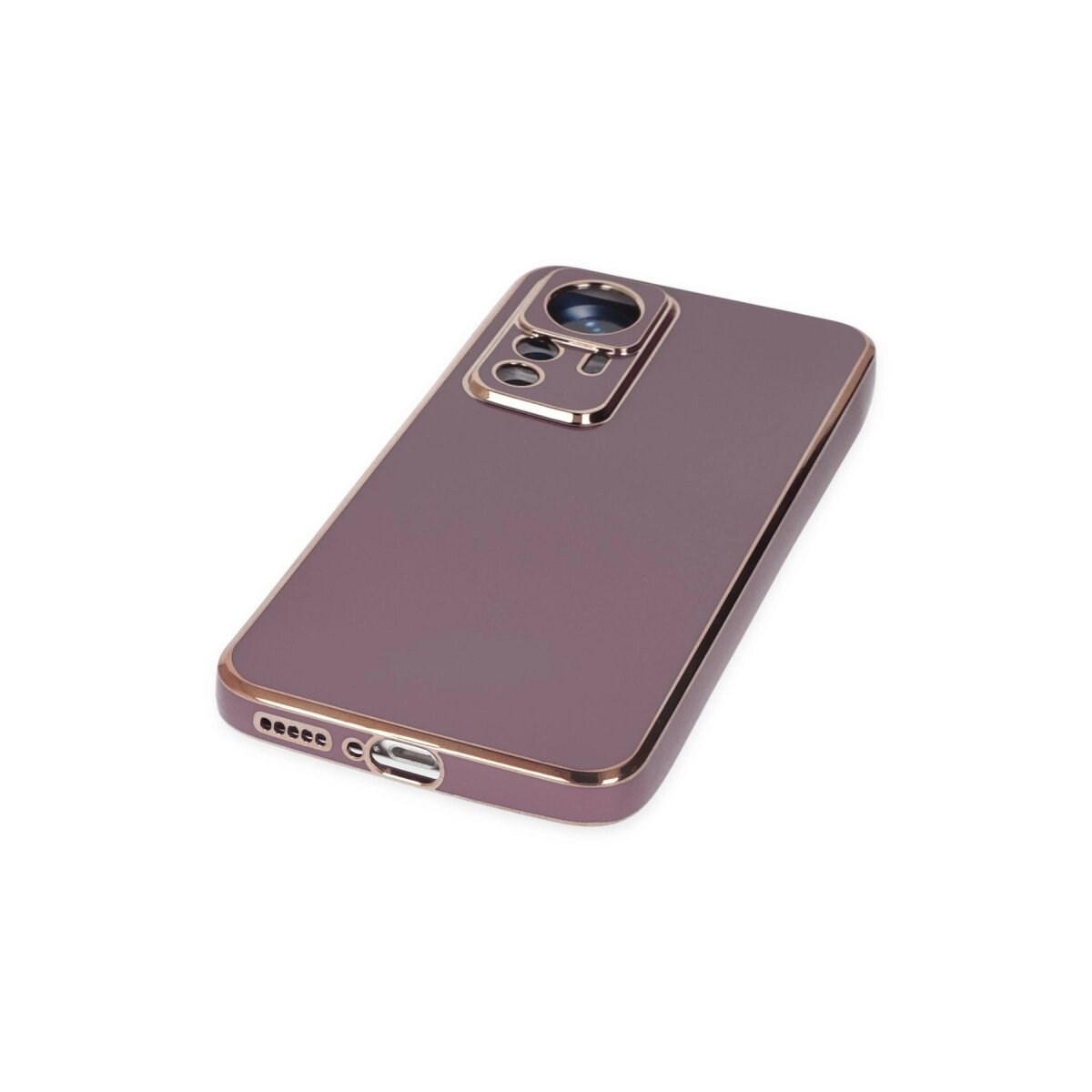 Xiaomi Mi 12t Pro Kılıf Volet Silikon - Mor