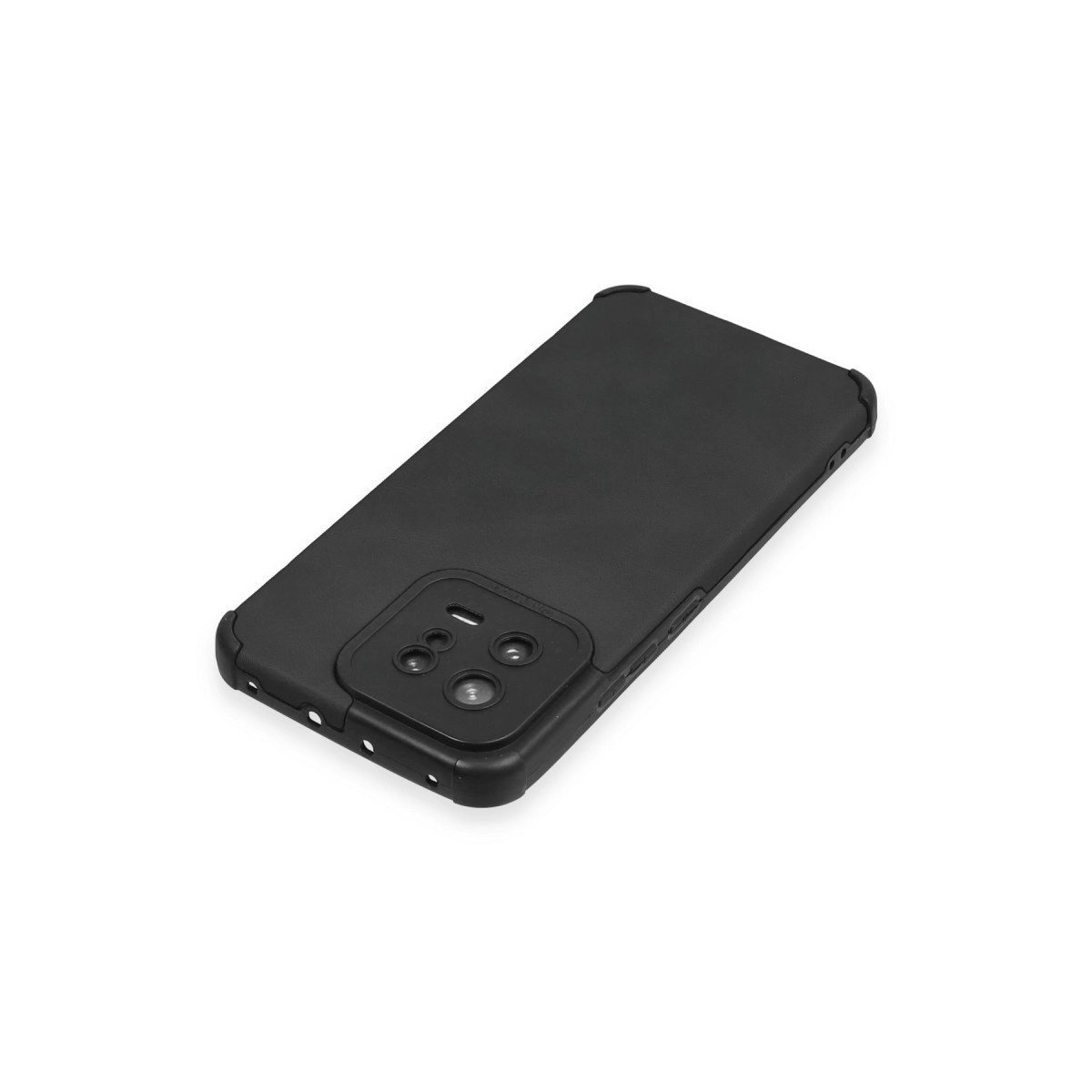 Xiaomi Mi 13 Kılıf Loop Deri Silikon - Siyah