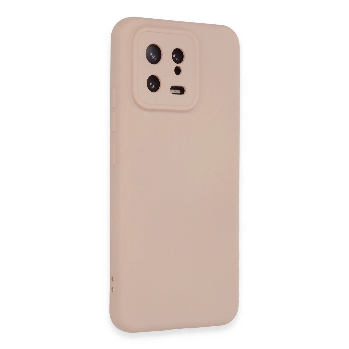 Xiaomi Mi 13 Kılıf Nano İçi Kadife Silikon - Pudra