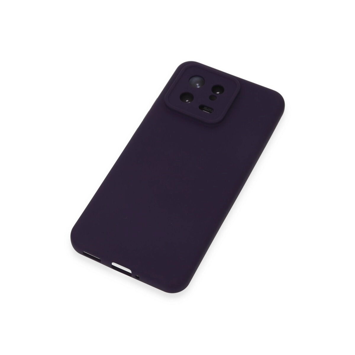 Xiaomi Mi 13 Kılıf Nano İçi Kadife Silikon - Mor