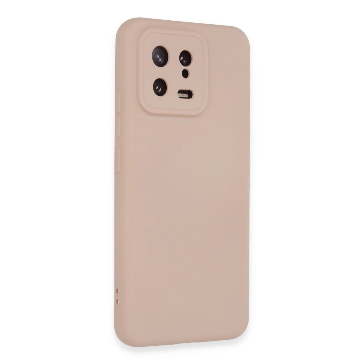 Xiaomi Mi 13 Kılıf Nano İçi Kadife Silikon - Pudra
