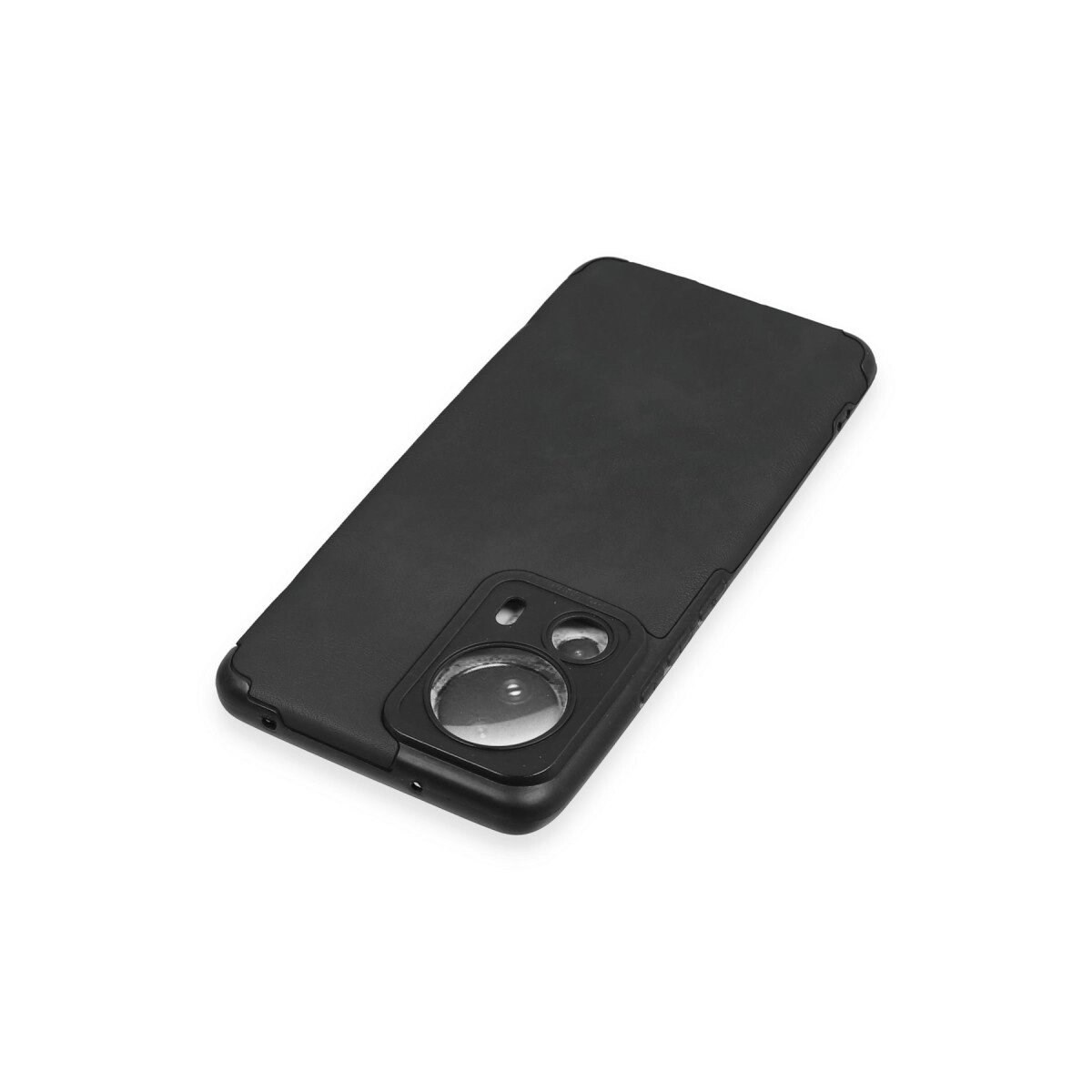 Xiaomi Mi 13 Lite Kılıf Loop Deri Silikon - Siyah