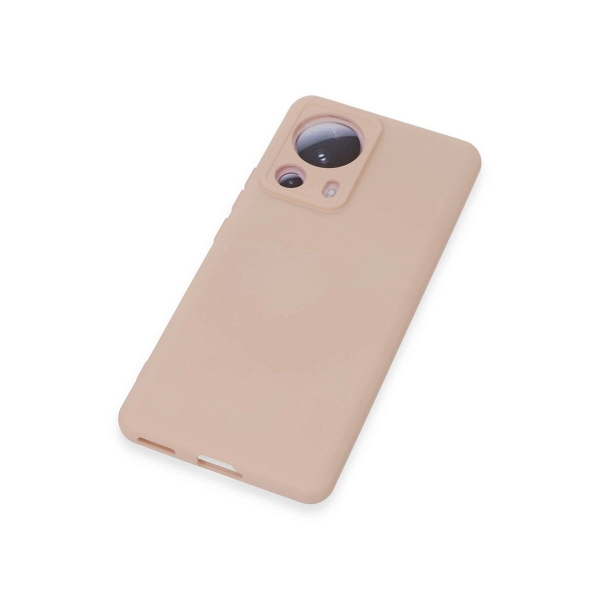 Xiaomi Mi 13 Lite Kılıf Nano İçi Kadife Silikon - Pudra