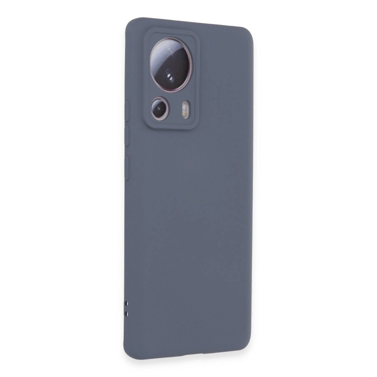 Xiaomi Mi 13 Lite Kılıf Nano İçi Kadife Silikon - Gri