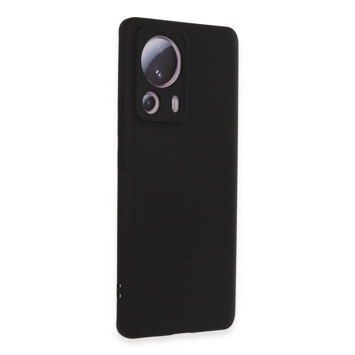 Xiaomi Mi 13 Lite Kılıf Nano İçi Kadife Silikon - Siyah