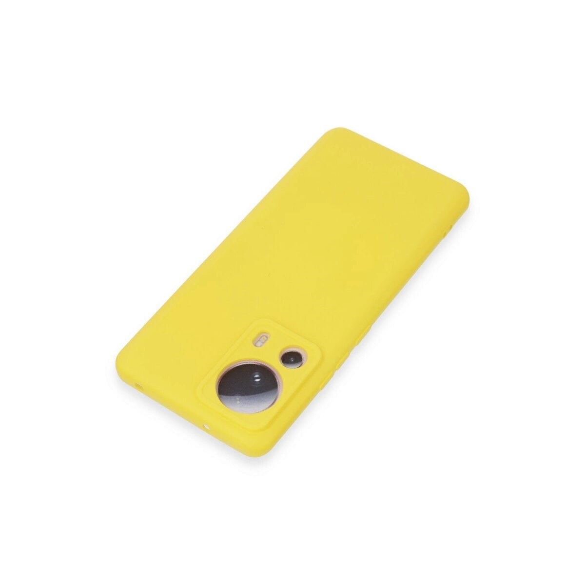 Xiaomi Mi 13 Lite Kılıf Nano İçi Kadife Silikon - Sarı