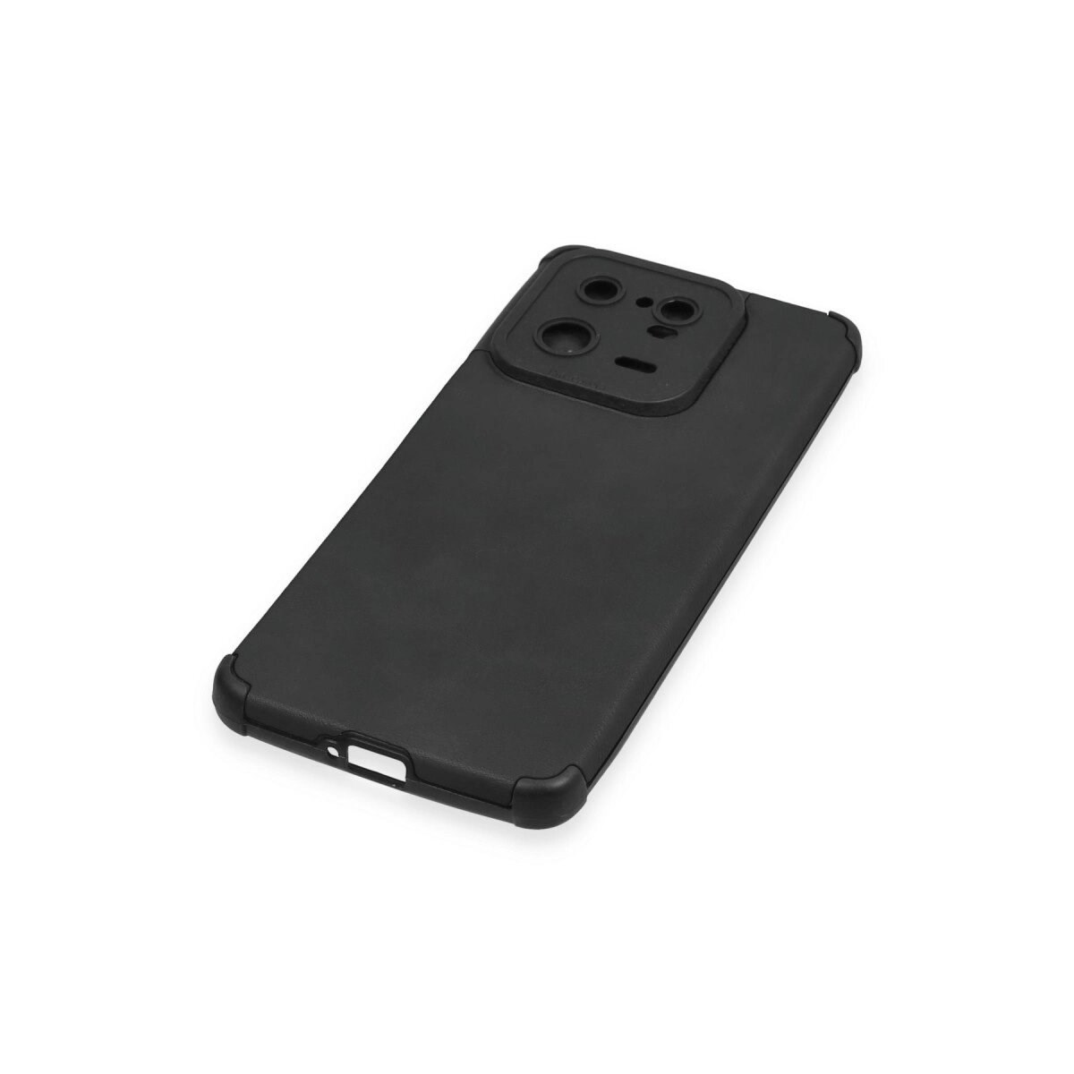 Xiaomi Mi 13 Pro Kılıf Loop Deri Silikon - Siyah