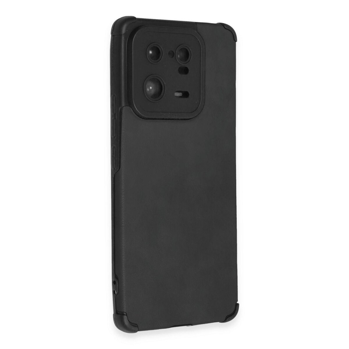 Xiaomi Mi 13 Pro Kılıf Loop Deri Silikon - Siyah