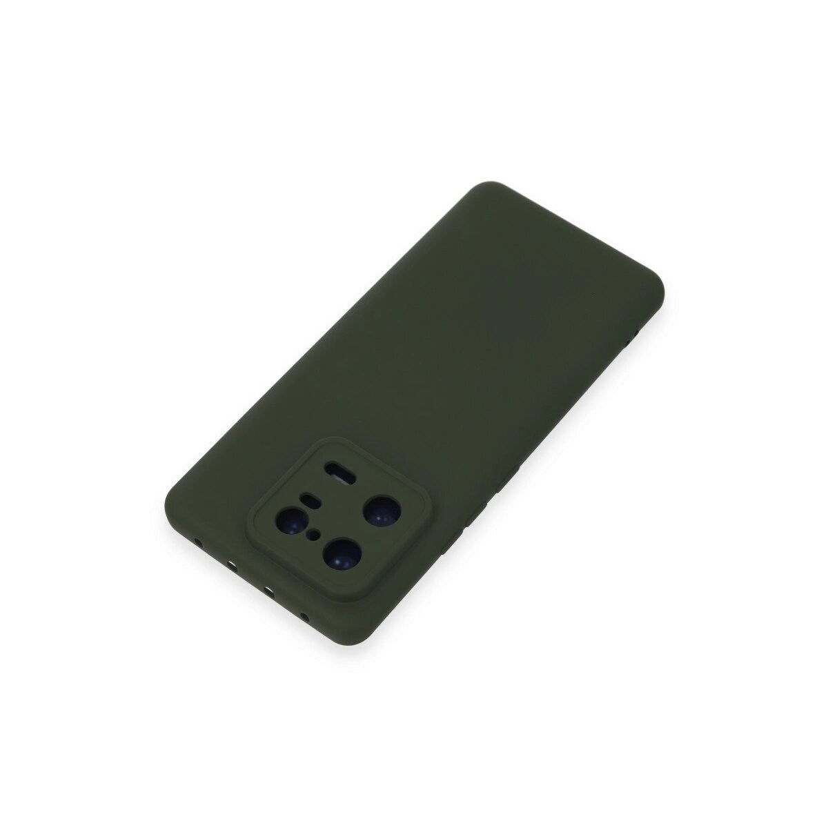 Xiaomi Mi 13 Pro Kılıf Nano İçi Kadife Silikon - Koyu Yeşil